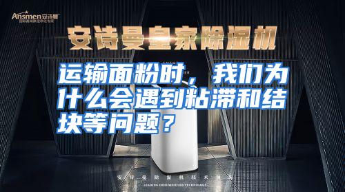 运输面粉时，我们为什么会遇到粘滞和结块等问题？