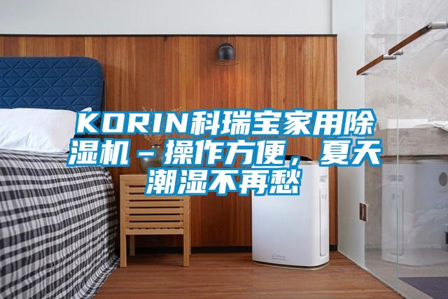 KORIN科瑞宝家用除湿机–操作方便，夏天潮湿不再愁