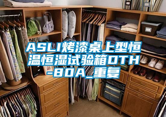 ASLI烤漆桌上型恒温恒湿试验箱DTH-80A_重复