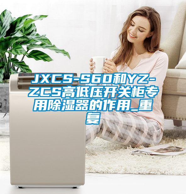 JXCS-S60和YZ-ZCS高低压开关柜专用除湿器的作用_重复