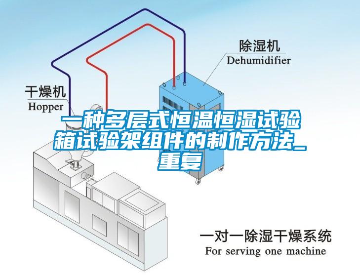 一种多层式恒温恒湿试验箱试验架组件的制作方法_重复