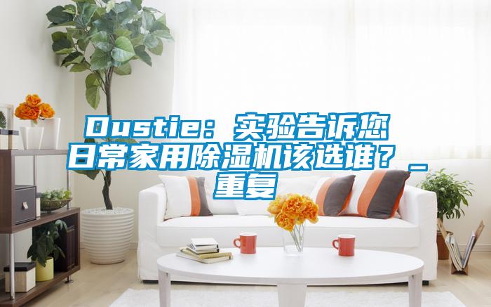 Dustie：实验告诉您 日常家用除湿机该选谁？_重复