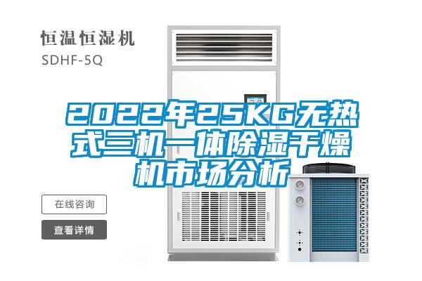 2022年25KG无热式三机一体除湿干燥机市场分析