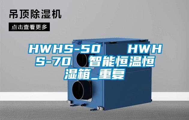 HWHS-50   HWHS-70  智能恒温恒湿箱_重复