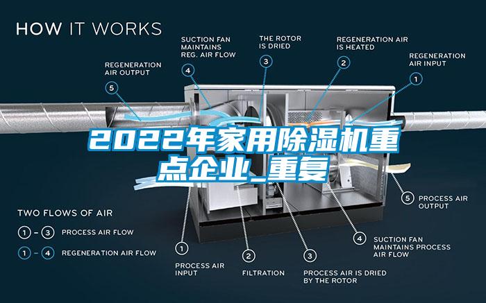 2022年家用除湿机重点企业_重复