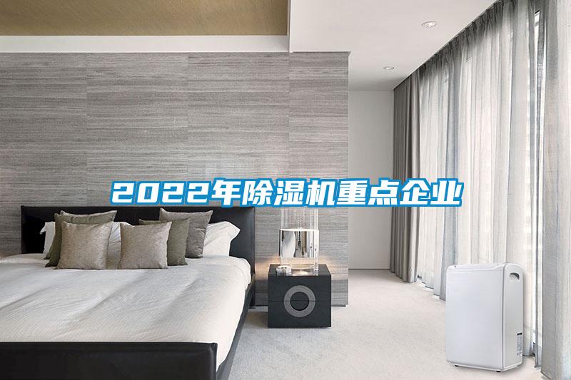 2022年除湿机重点企业