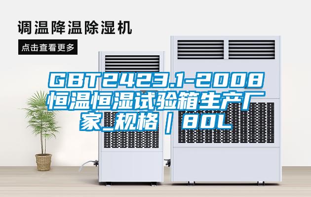 GBT2423.1-2008恒温恒湿试验箱生产厂家_规格｜80L