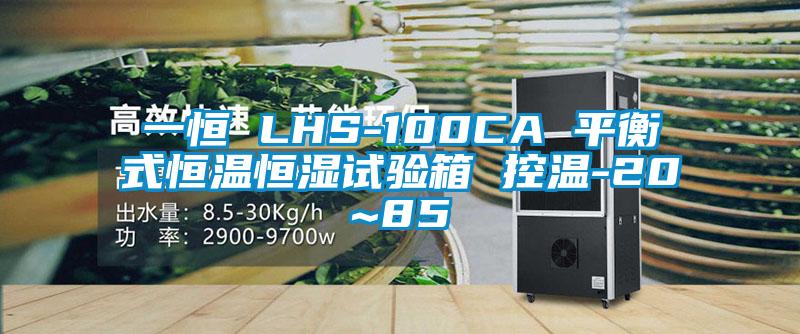 一恒 LHS-100CA 平衡式恒温恒湿试验箱 控温-20~85℃