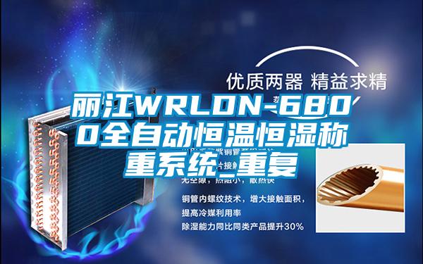 丽江WRLDN-6800全自动恒温恒湿称重系统_重复