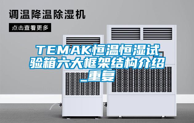 TEMAK恒温恒湿试验箱六大框架结构介绍_重复