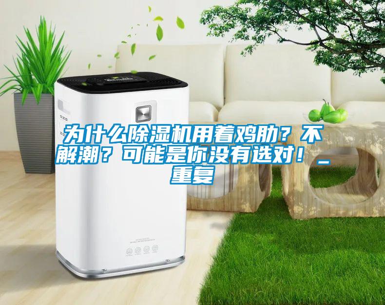 为什么除湿机用着鸡肋？不解潮？可能是你没有选对！_重复