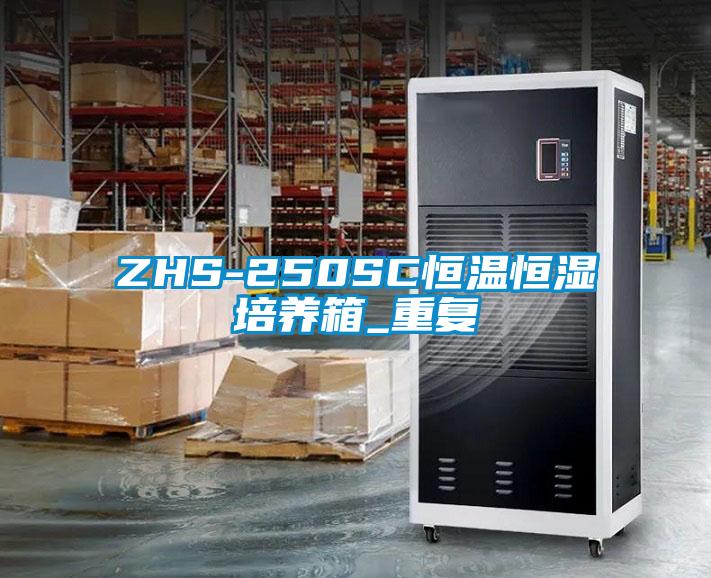 ZHS-250SC恒温恒湿培养箱_重复