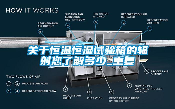 关于恒温恒湿试验箱的辐射您了解多少_重复