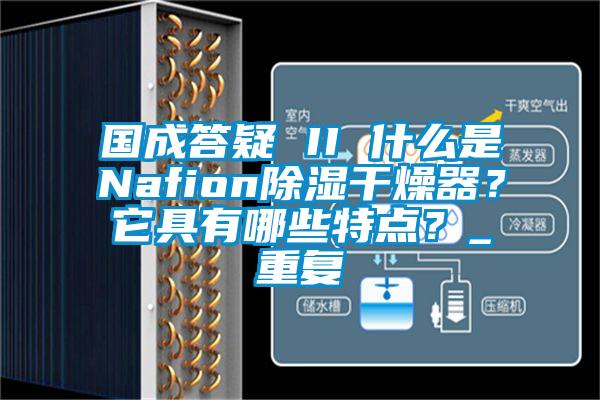 国成答疑 II 什么是Nafion除湿干燥器？它具有哪些特点？_重复