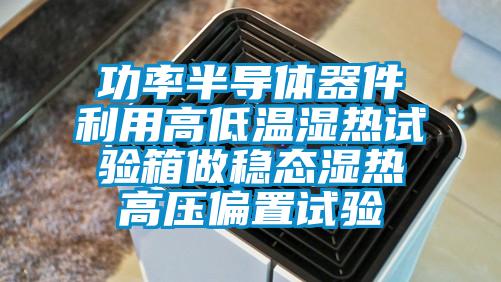 功率半导体器件利用高低温湿热试验箱做稳态湿热高压偏置试验