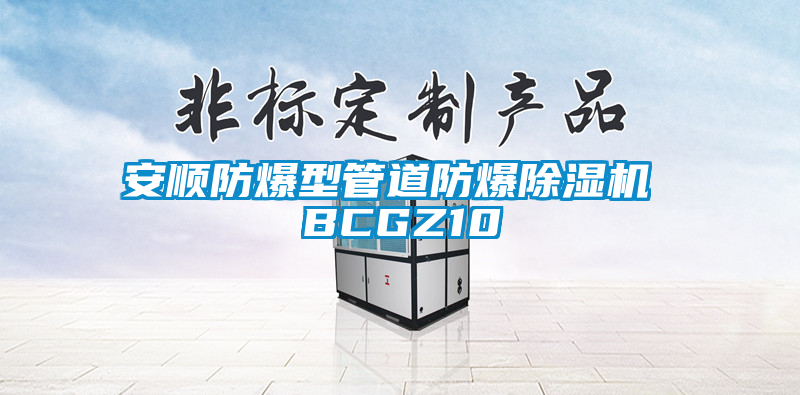 安顺防爆型管道防爆除湿机 BCGZ10