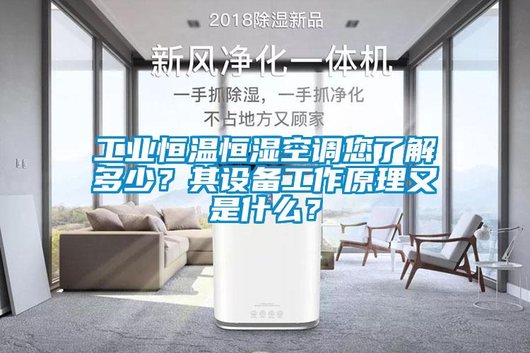 工业恒温恒湿空调您了解多少？其设备工作原理又是什么？