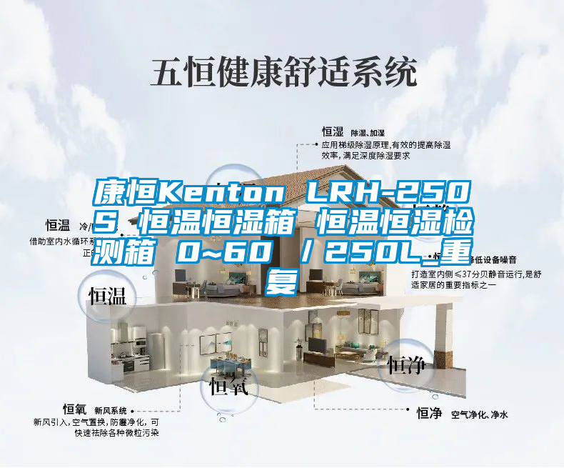 康恒Kenton LRH-250S 恒温恒湿箱 恒温恒湿检测箱 0~60℃／250L_重复