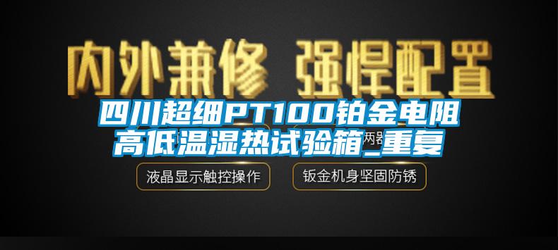 四川超细PT100铂金电阻高低温湿热试验箱_重复