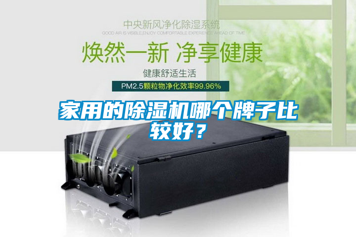 家用的除湿机哪个牌子比较好？