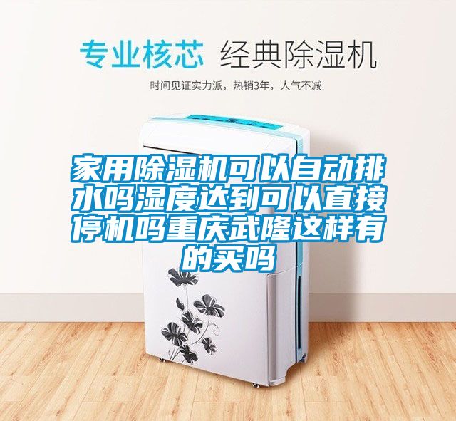 家用除湿机可以自动排水吗湿度达到可以直接停机吗重庆武隆这样有的买吗