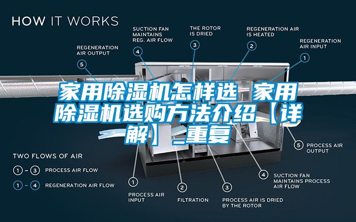 家用除湿机怎样选 家用除湿机选购方法介绍【详解】_重复