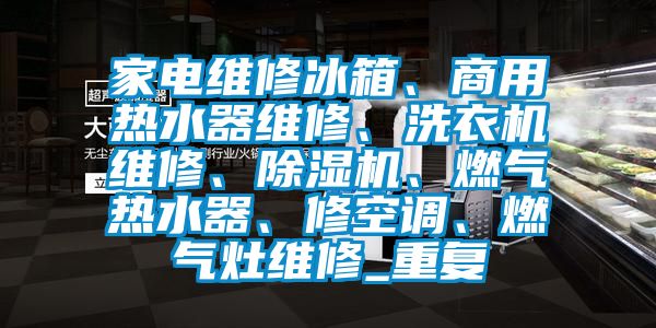 家电维修冰箱、商用热水器维修、洗衣机维修、除湿机、燃气热水器、修空调、燃气灶维修_重复