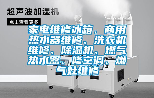 家电维修冰箱、商用热水器维修、洗衣机维修、除湿机、燃气热水器、修空调、燃气灶维修