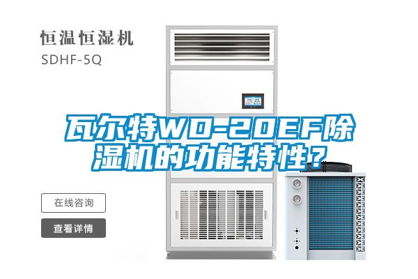 瓦尔特WD-20EF除湿机的功能特性？