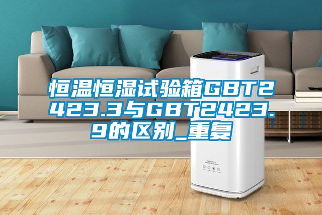 恒温恒湿试验箱GBT2423.3与GBT2423.9的区别_重复