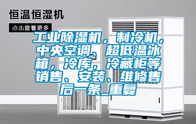 工业除湿机，制冷机，中央空调、超低温冰箱，冷库，冷藏柜等销售、安装、维修售后一条_重复