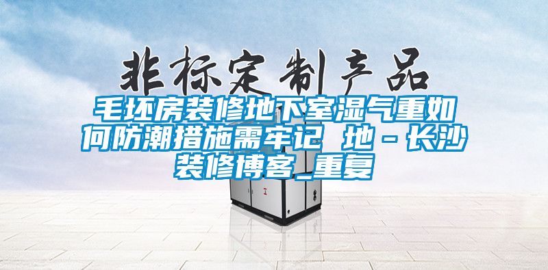 毛坯房装修地下室湿气重如何防潮措施需牢记 地－长沙装修博客_重复