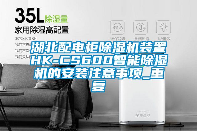 湖北配电柜除湿机装置HK-CS600智能除湿机的安装注意事项_重复