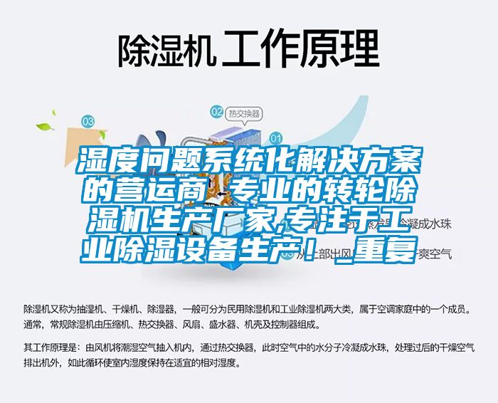 湿度问题系统化解决方案的营运商 专业的转轮除湿机生产厂家,专注于工业除湿设备生产！_重复