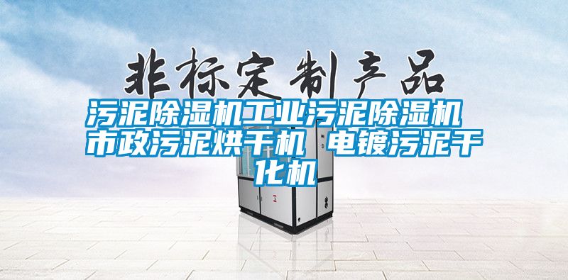 污泥除湿机工业污泥除湿机 市政污泥烘干机 电镀污泥干化机