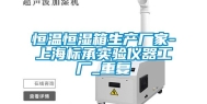 恒温恒湿箱生产厂家-上海标承实验仪器工厂_重复