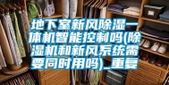 地下室新风除湿一体机智能控制吗(除湿机和新风系统需要同时用吗)_重复