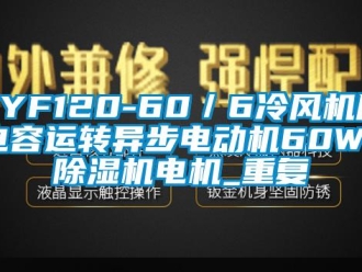 企业动态YYF120-60／6冷风机用电容运转异步电动机60W 除湿机电机_重复