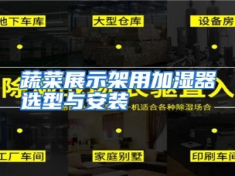 企业动态蔬菜展示架用加湿器选型与安装