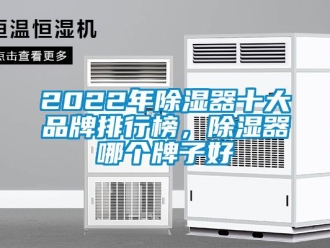 企业动态2022年除湿器十大品牌排行榜，除湿器哪个牌子好