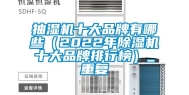 抽湿机十大品牌有哪些（2022年除湿机十大品牌排行榜）_重复