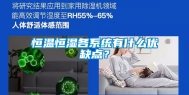 恒温恒湿各系统有什么优缺点？