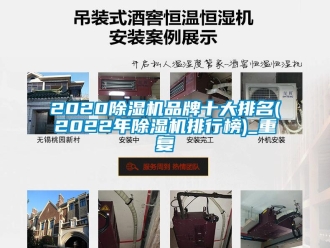 企业动态2020除湿机品牌十大排名(2022年除湿机排行榜)_重复